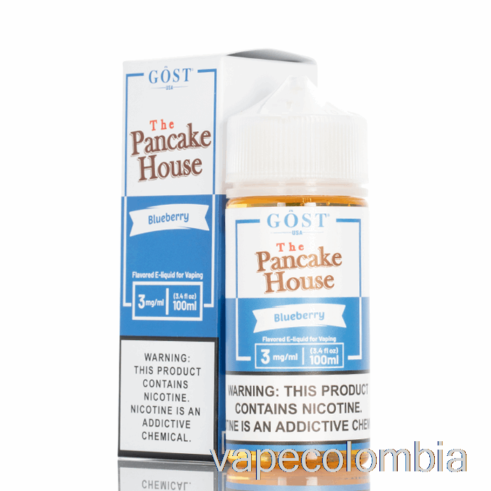 Vape Desechable Arándano - The Pancake House - Gost Vapor - 100ml 3mg